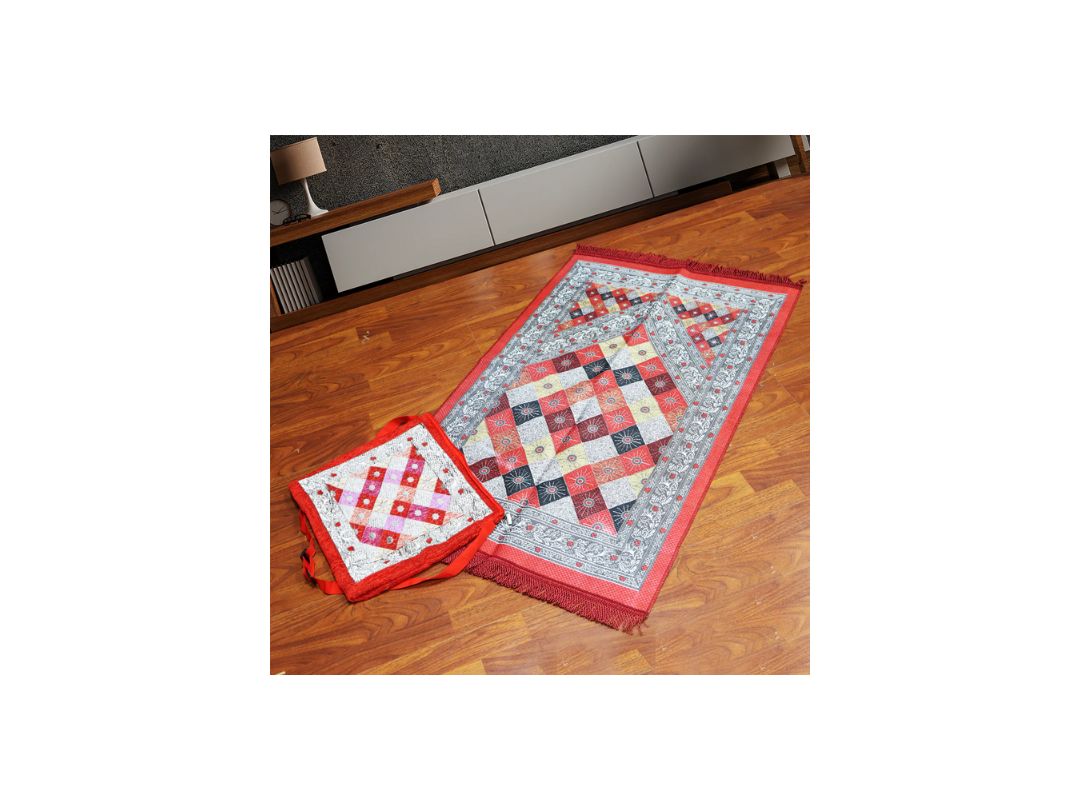Buy Sundus Travel Prayer Mat with Cloth Bag in Qatar Buy Sundus Travel Prayer Mat with Cloth Bag in Qatar